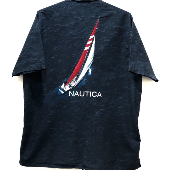 Nautica Other - ⛵️Vintage 90s NAUTICA N83 Camp Sailing Shirt ⛵️